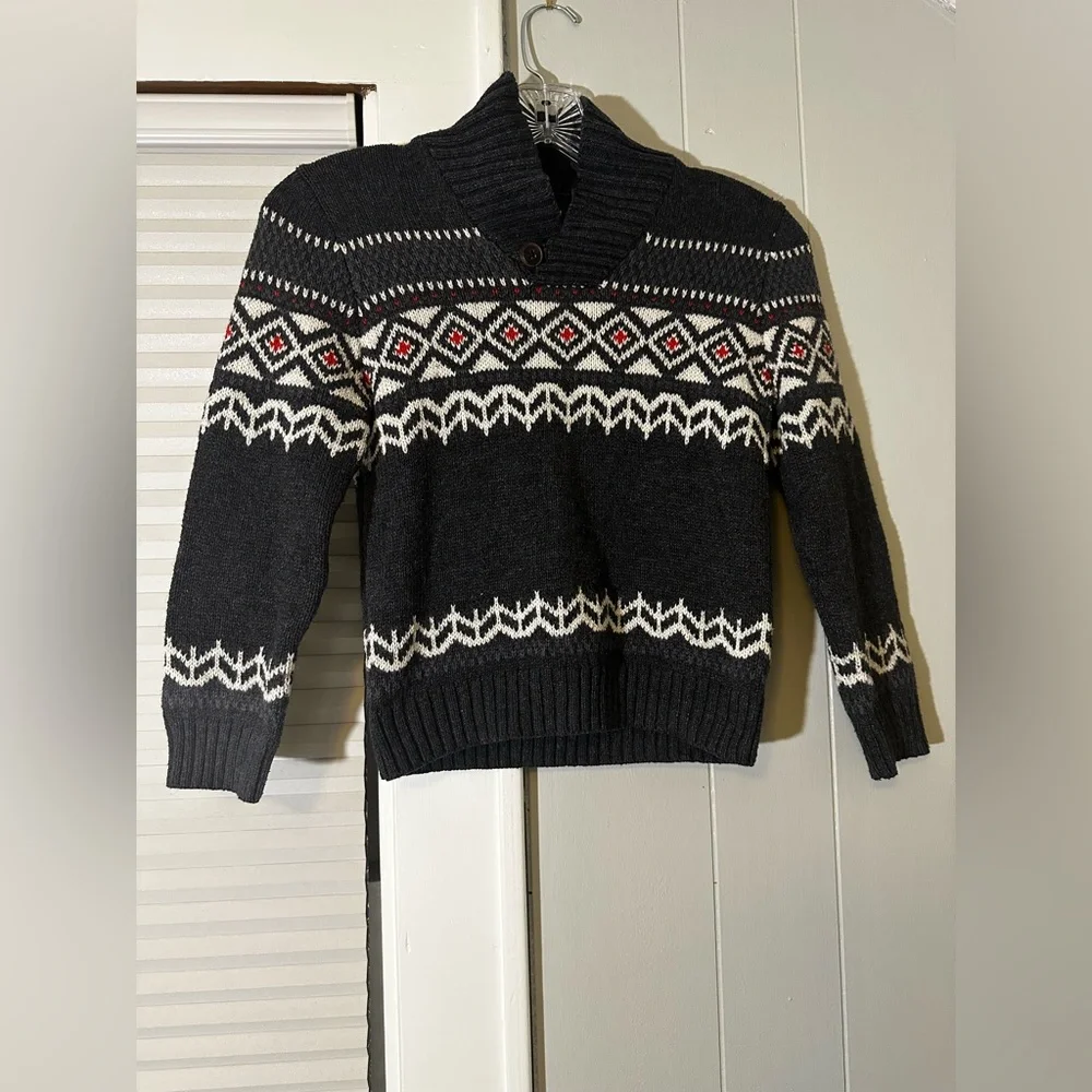 OshKosh B’gosh Baby Fair Isle Knit Sweater – Size 6 Months – EUC
